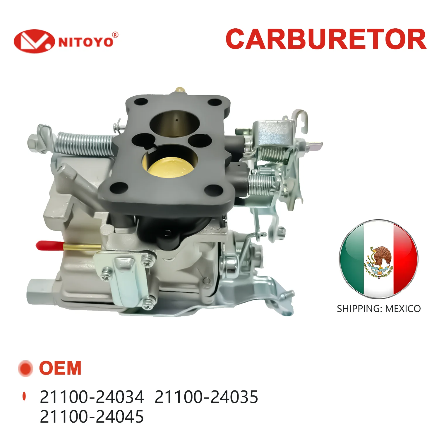 Carburador NITOYO para Toyota Corolla/Trueno 1974-1981,Corolla 3K 4K 1968-1978,Starlet 1974-1978, Suzuki 21100-24034