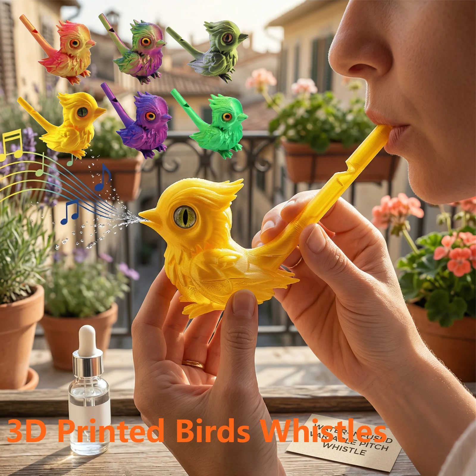 6 Buah Peluit Burung Cetak 3D  - 3D Printing Simulator ulasan dan harga