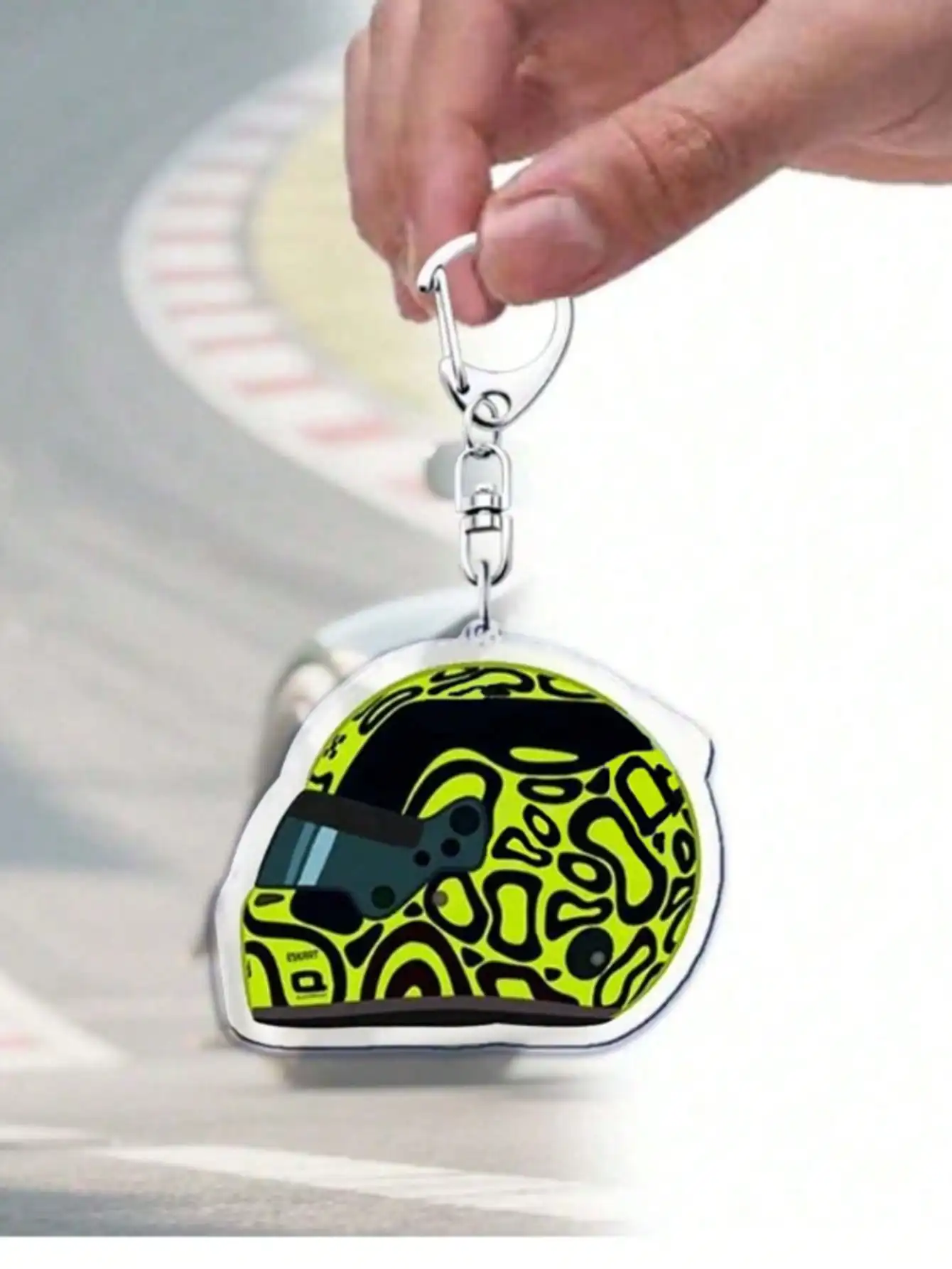 Lando Racing-themed Keychains Keychain Accessories Bag Charms Keychain Ornaments Fan Gifts A Must-have for F1 Racing Enthusiasts