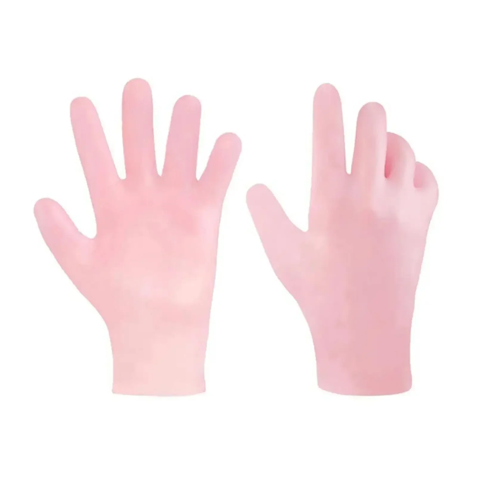 Gants réutilisables en silicone pour les mains craquelées, hydratants, en gel, imperméables, pour SPA, 1 paire