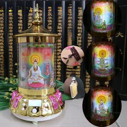 Buddha Machine for Home Blessing, Rotating Flashing, 24 Hours Music Player, High-definition Sound Quality Singing