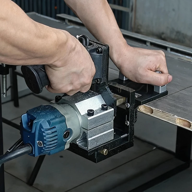 Mortising Jig 2-in-1 Tenon Joinery System Trimming Cutting Notches Slotting Bracket Invisible Fasteners for Woodworking Accessor