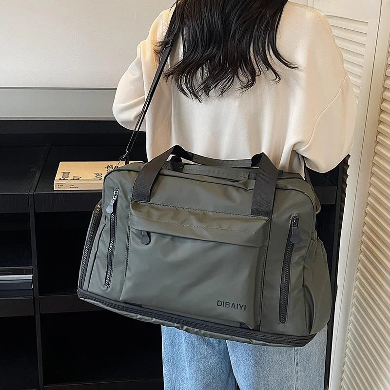 

Легкая портативная дорожная сумка Fitn Bag Materni Bag ort Trip Busin Trip Большая вместительная водонепроницаемая сумка