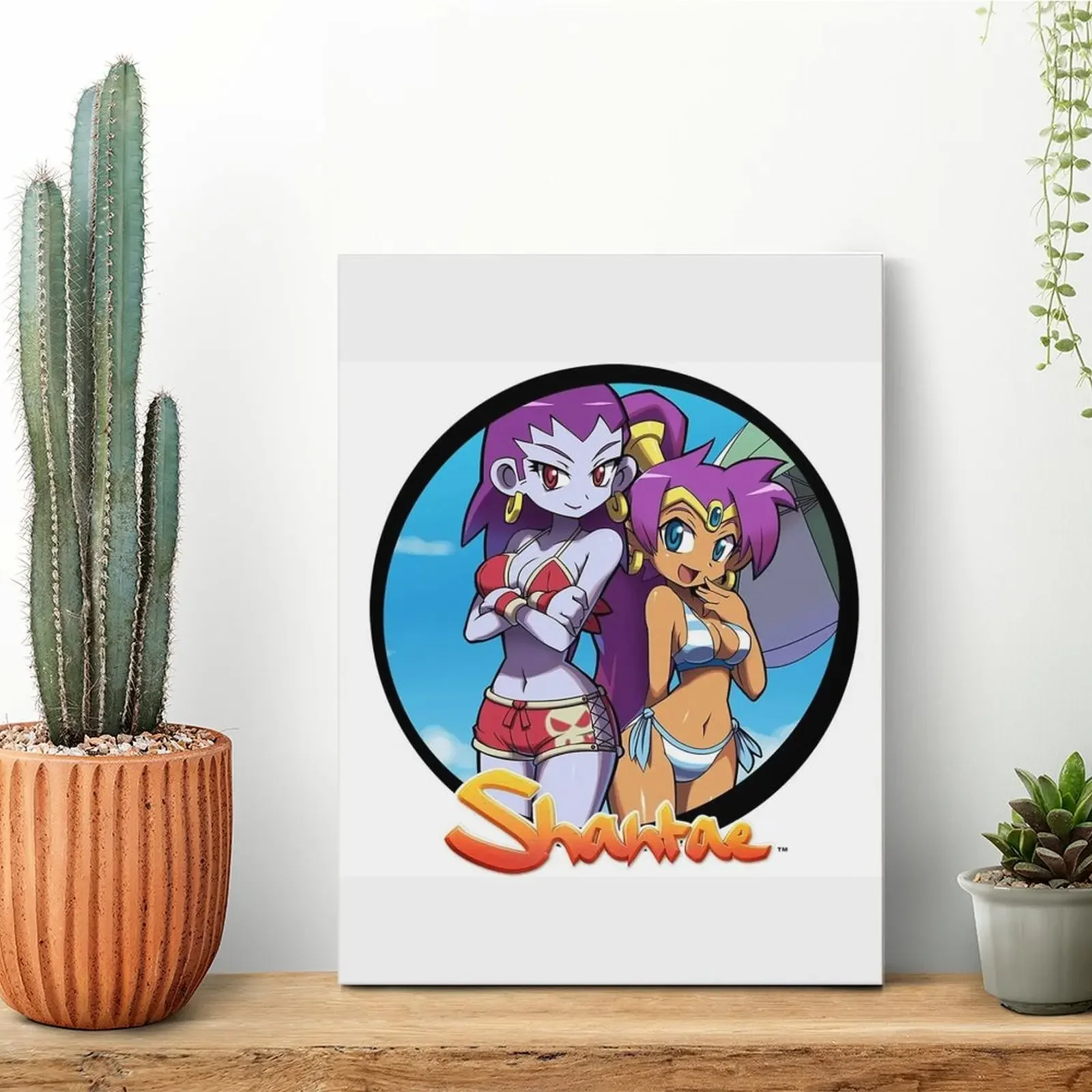 Póster de Shantae, pintura en lienzo, póster, Mural de pared Vintage, diseños de Club, pinturas de pared enmarcadas
