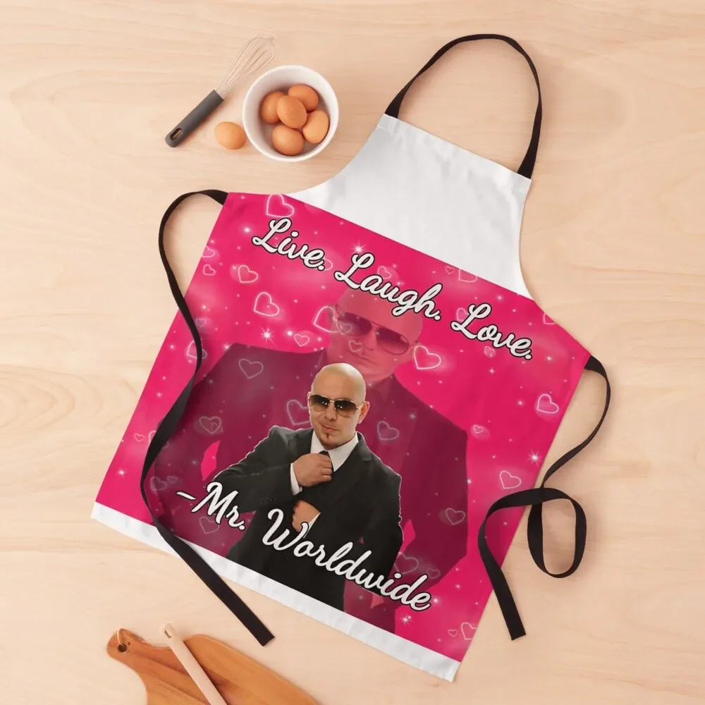 Mr Worldwide Pitbull Valentine Apron home women chef costume Apron