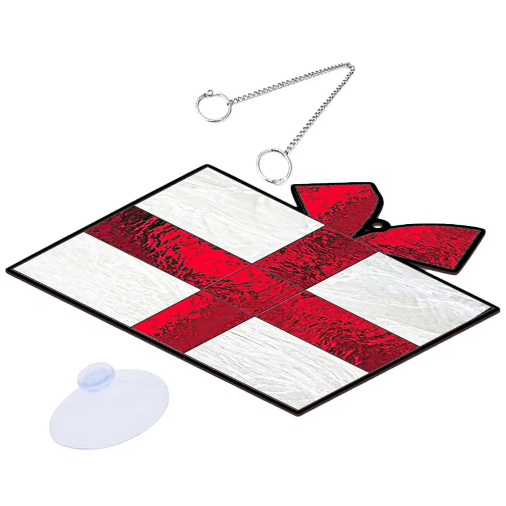 

Christmas Window Hanging Decor Acrylic Gift Box Xmas Pendant Ornament for Tree Wall Party Decoration Xmas Tree Ornament