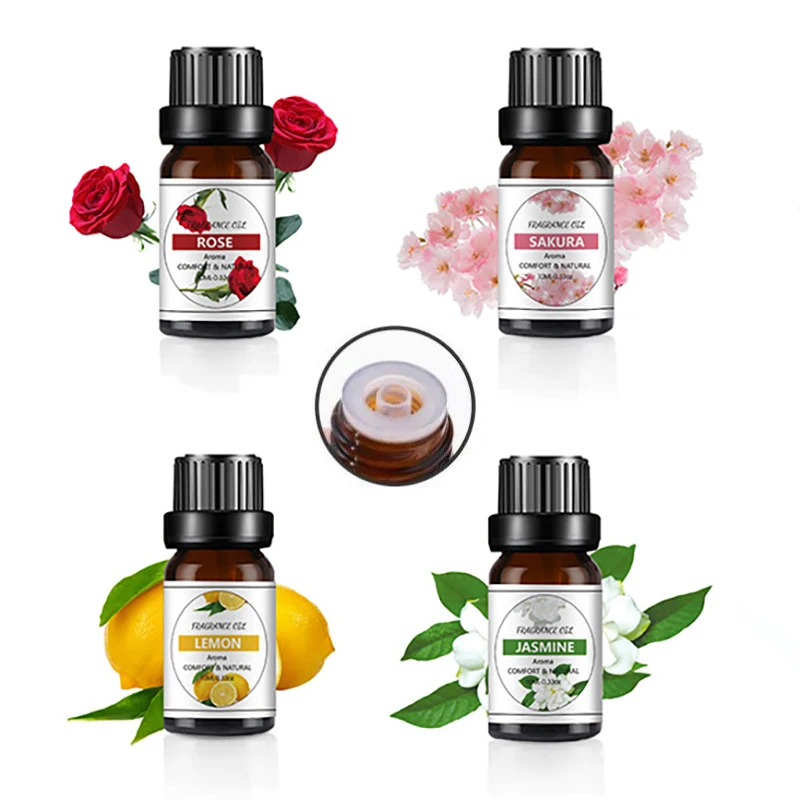 10ml Fruit Plant Aromatherapy Oil Essential Natural Oils for Diy Aromath Plaster Ornament Scented Candle Soap Humidifier