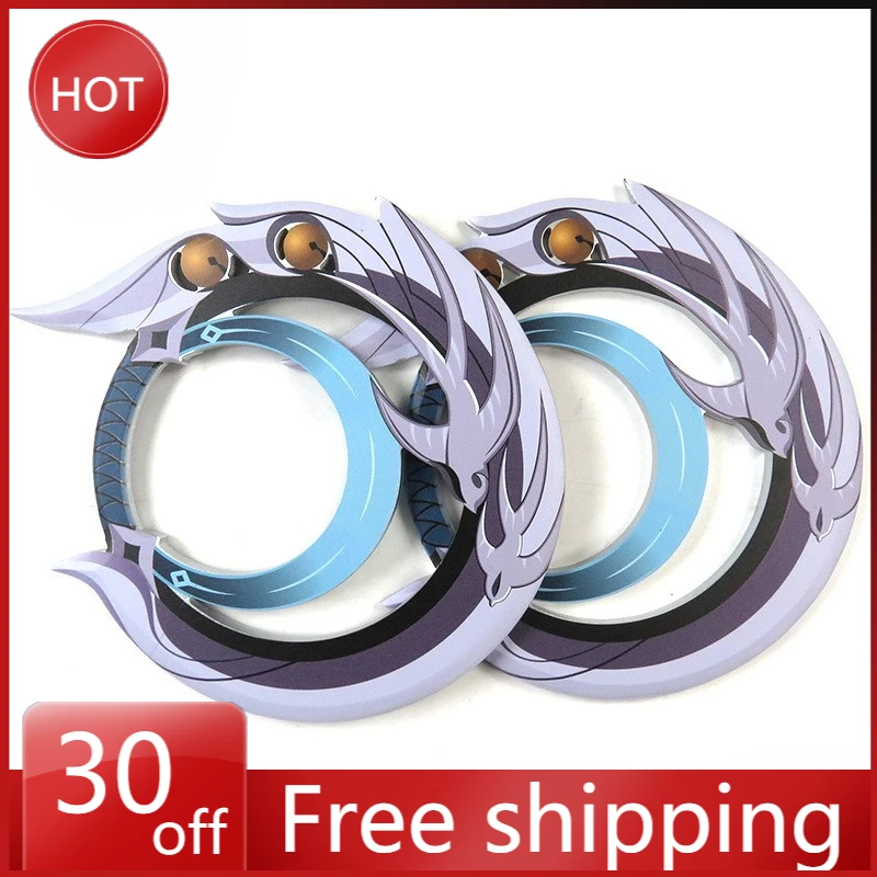 37cm genshin arma de impacto modelo lan yan adereços e armas cosplay armas de madeira ornamentos de mesa decoração do quarto presente do feriado