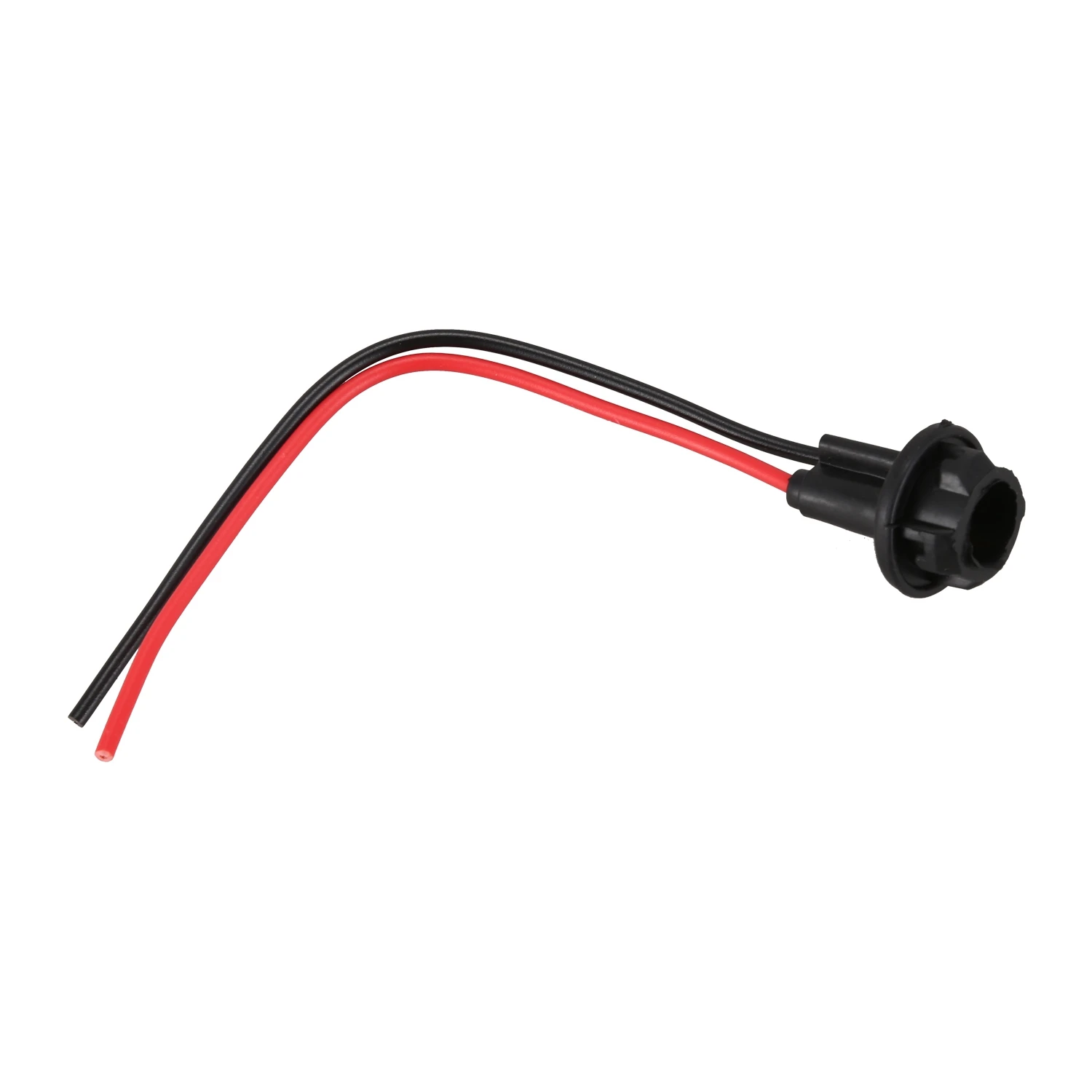 10 portalámparas T10 W5W 168 194, enchufe con base de vidrio, color negro, bricolaje