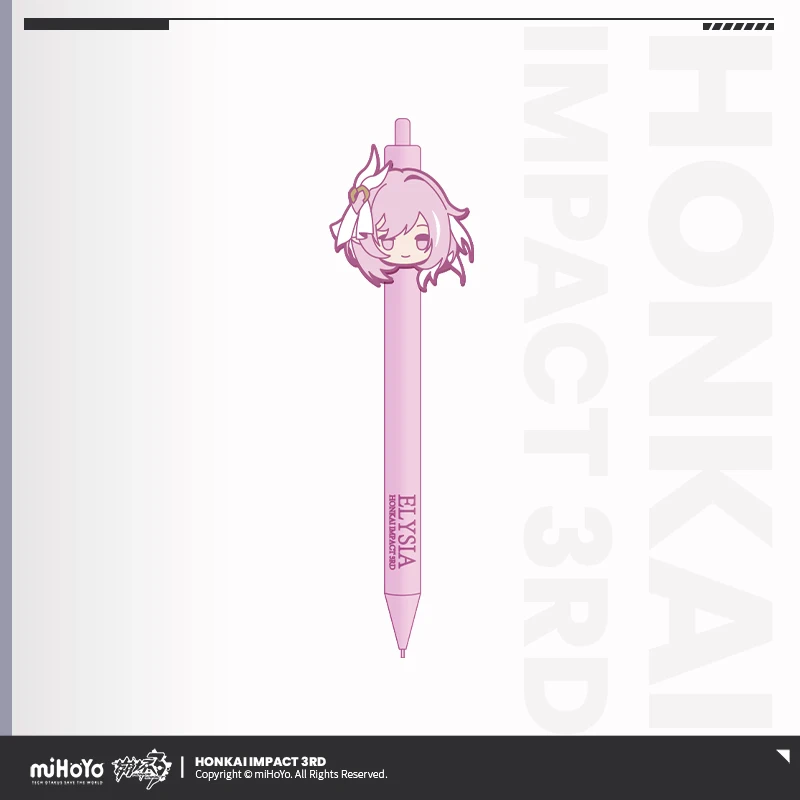 MiHoYo Official Genuine product Game Honkai Impact 3 Gel Pen Elysia Theme Neutralizer Pens Children Birthday Gifts Kid Xmas Gift