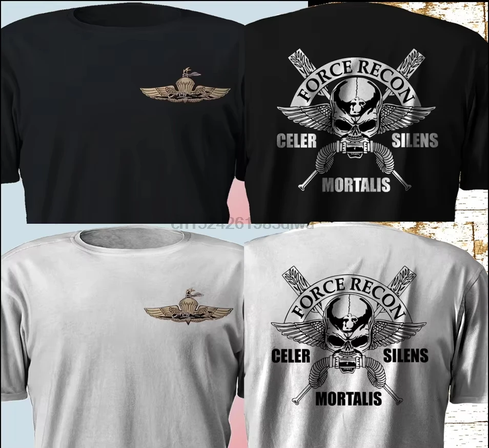 

Marine Corps Force Reconnaissance Force Recon Naval Seals T-Shirt. Premium Cotton Short Sleeve O-Neck Mens T Shirt New S-4XL