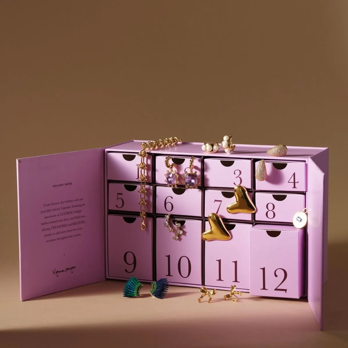 Customized queryWholesale Luxury Custom Logo Empty Advent Calendar Box Packaging Recycled Advent Calendar Box for Eyelashes Empt