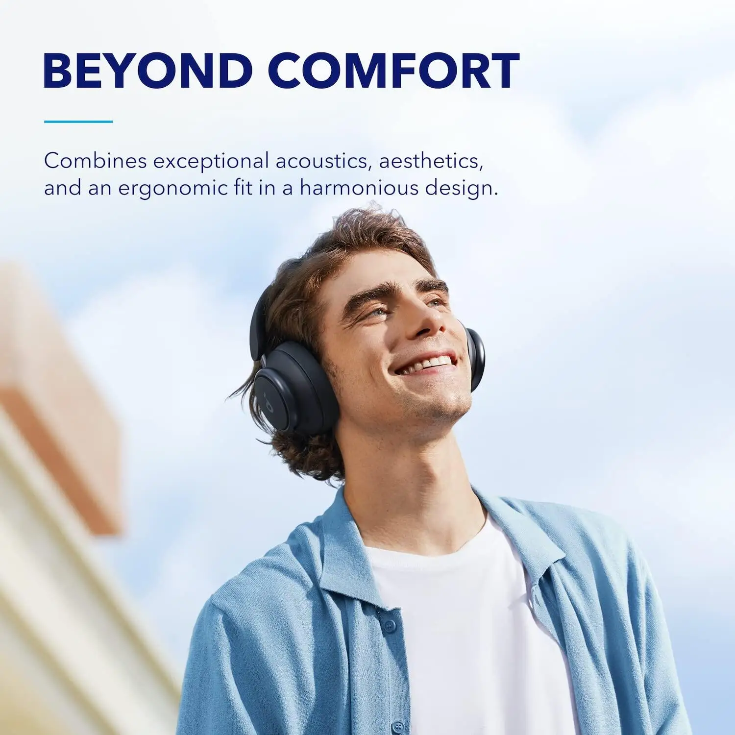 Soundcore Space Q45 Adaptive Noise Cancelling Headphones, Reduce Noise by Up to 98%, Ultra Long 50H Playtime, App Contr