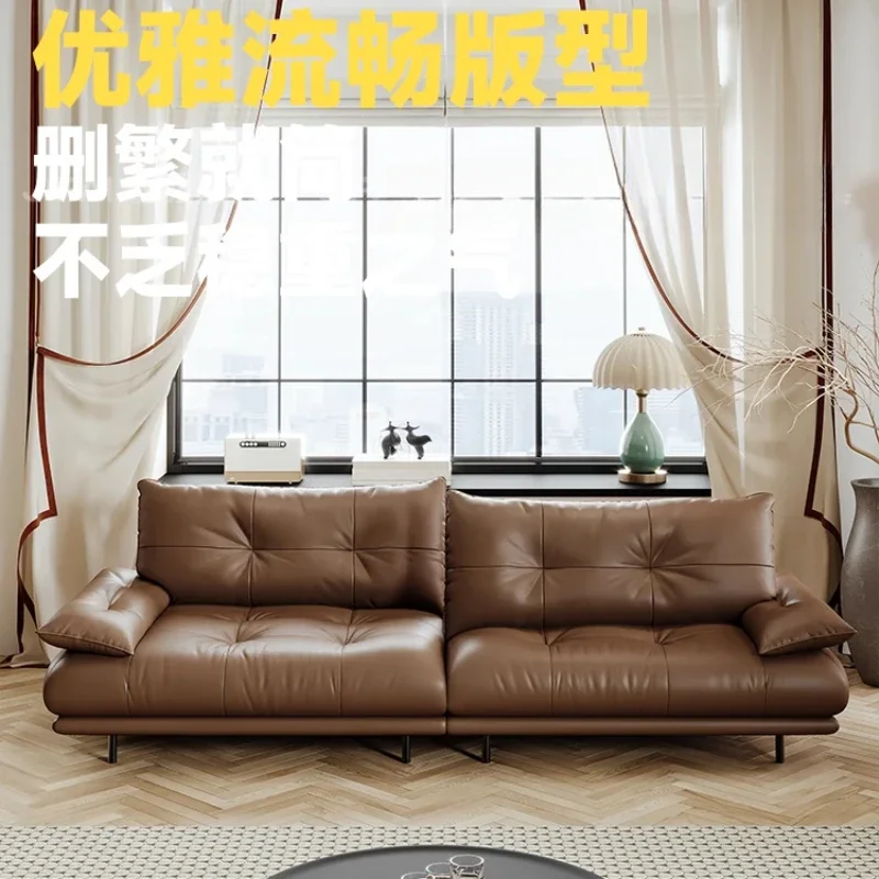 Real first layer cowhide minimalist removable sofa
