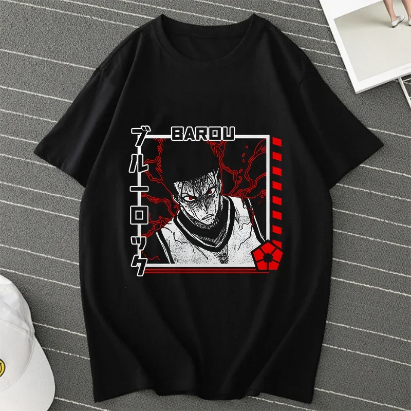 BLUE LOCK Yoichi Isagi Manga Shirt Retro Hip Hop Unisex T-shirt Streetwear Grafische T-shirts BLUE LOCK Oversized T-shirts Tops