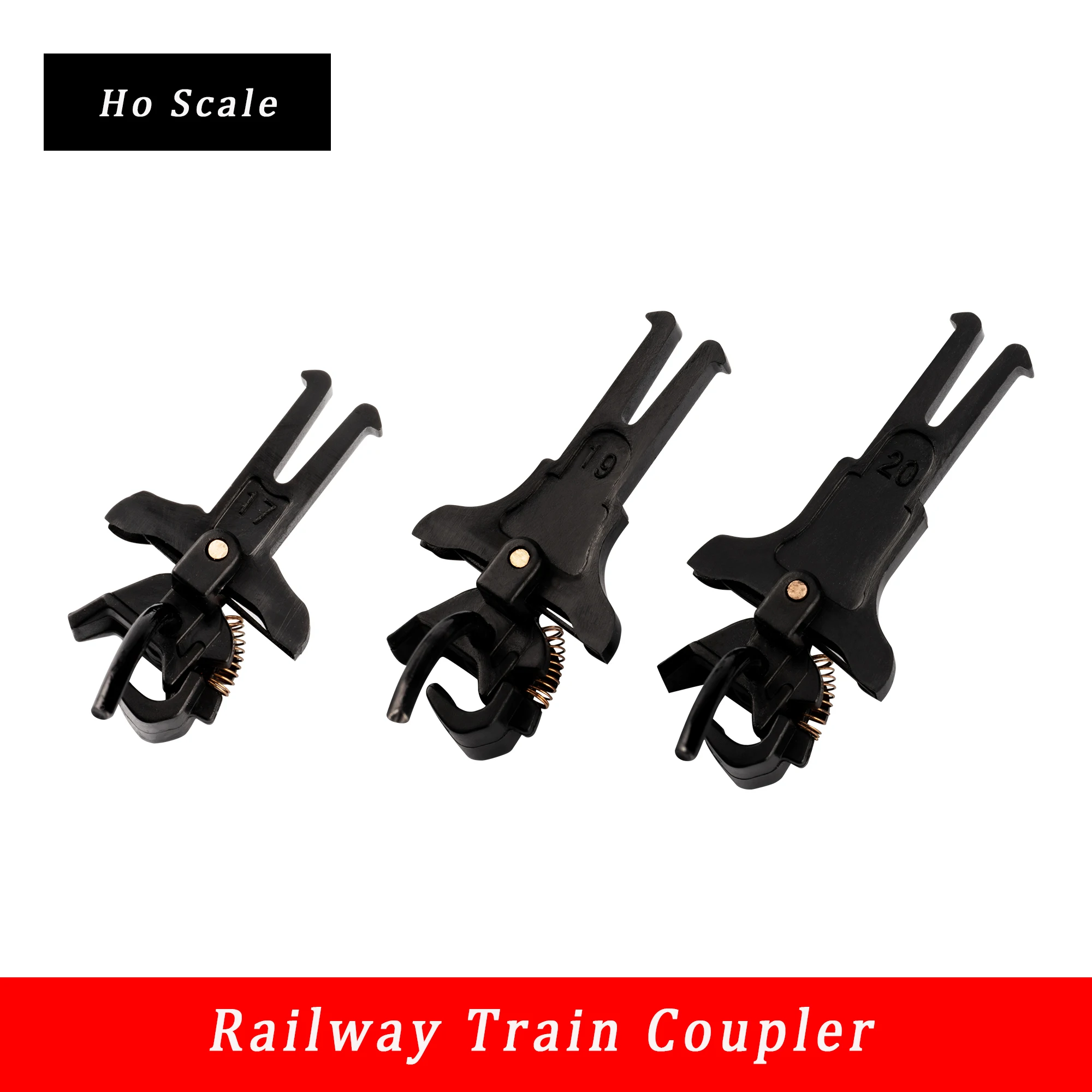 5pcs/lot 1:87 Ho Scale Railway Train Plastic Coupler Suitable European Train 3 Sizes Choice DIY Model Making for Diorama