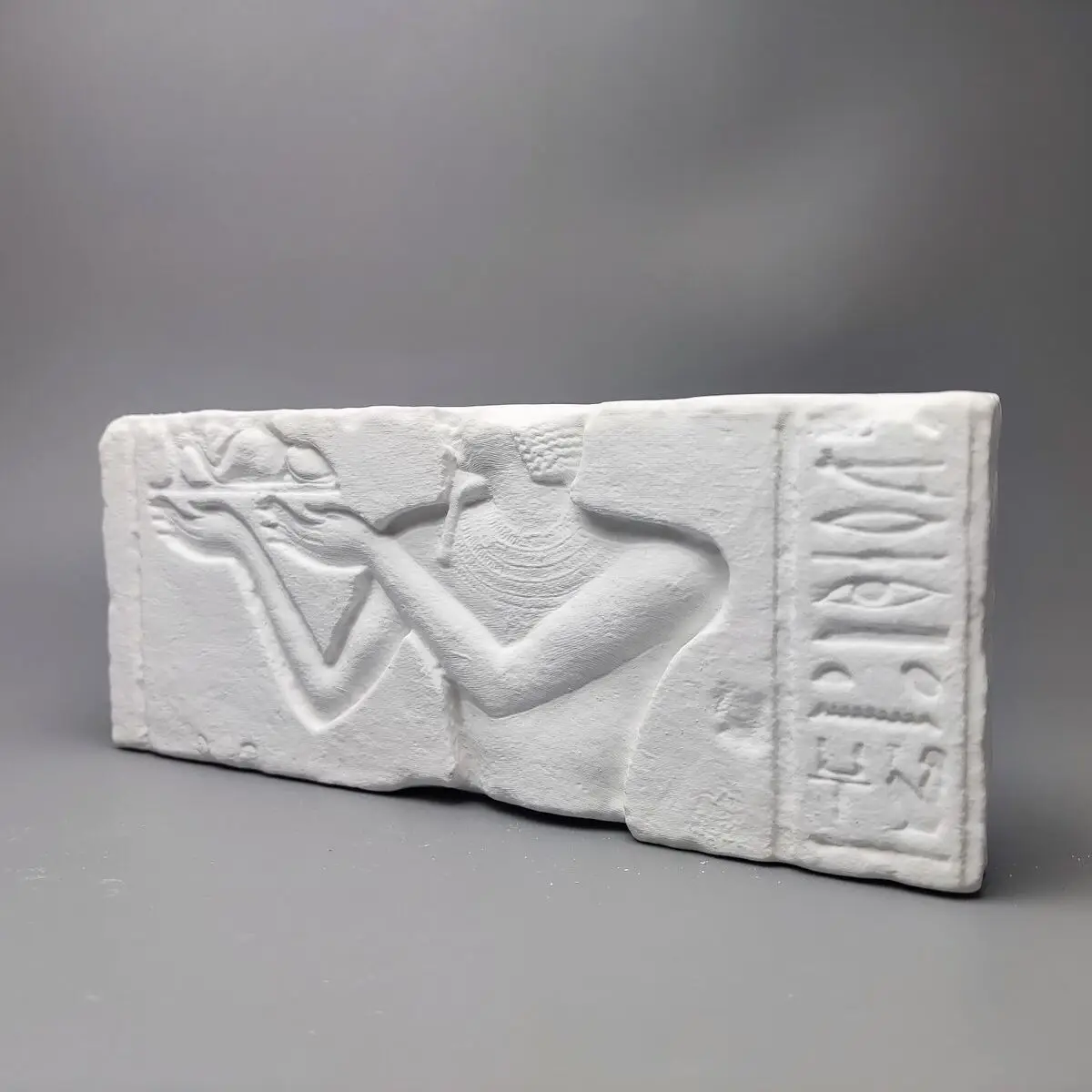Egyptian fragment relief art plaster vintage relief art ornaments graduation statue portrait plaster statue antique