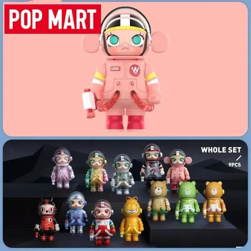 POP MART Mega Space Molly 100% Seria 3 Blind Box Mystery Box Torebka Niespodzianka Zabawki Lalka Śliczna Figurka Anime Ozdoby na Biurko Kolekcja