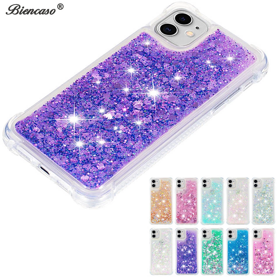 Glitter Liquid TPU Case for LG G9 Velvet Stylo 6 5 4 Q Stylus 4 Aristo 5 K71 K51 K31 Back Capa