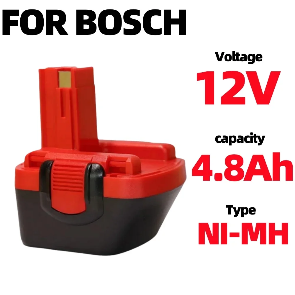 

For Bosch 12V 4800mAh Battery D70745 PSR 12 GSR 12 VE-2 GSB12 VE-2 Rechargeable Battery 2607335273 BAT038 BAT043 BAT045 BAT040