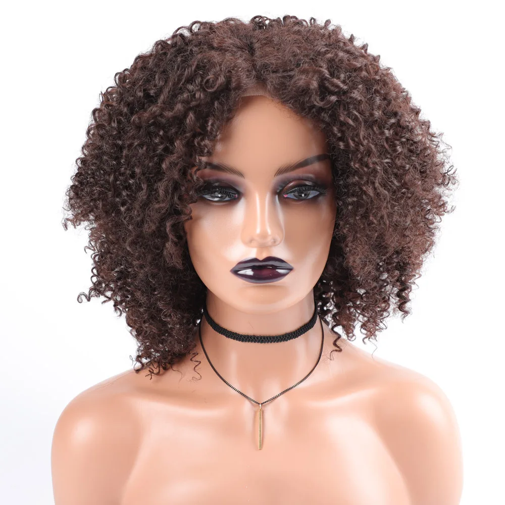 Encaracolado cabelo humano mistura perucas para mulher 4x4 jerry curl peruca frontal do laço peruca 4x4 fechamento do laço peruca 4x4 laço suíço peruca frontal