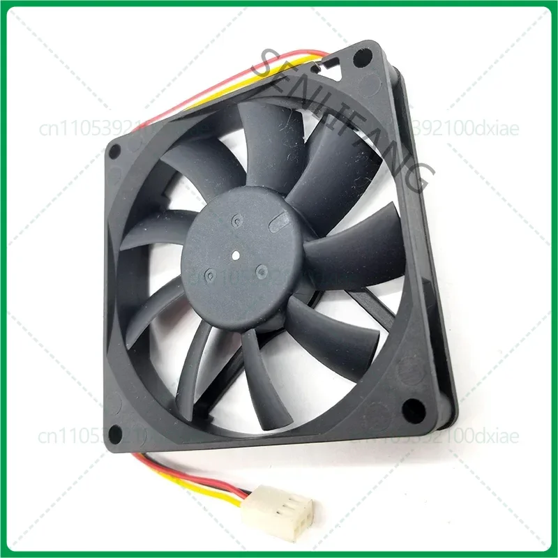 2pcs Fan D80BH-12B DC 12V 0.22A 8015 80*80*15mm 3-Pin Cooling