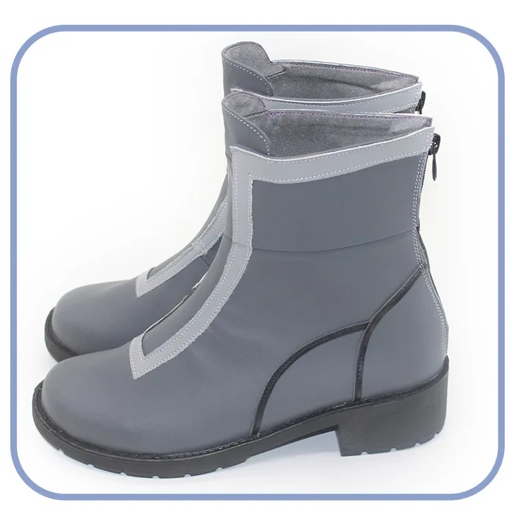 Motoko Kusanagi 코스프레 신발 PU 가죽 신발 할로윈 파티 부츠 애니메이션 액세서리 코스프레 소품 맞춤 제작