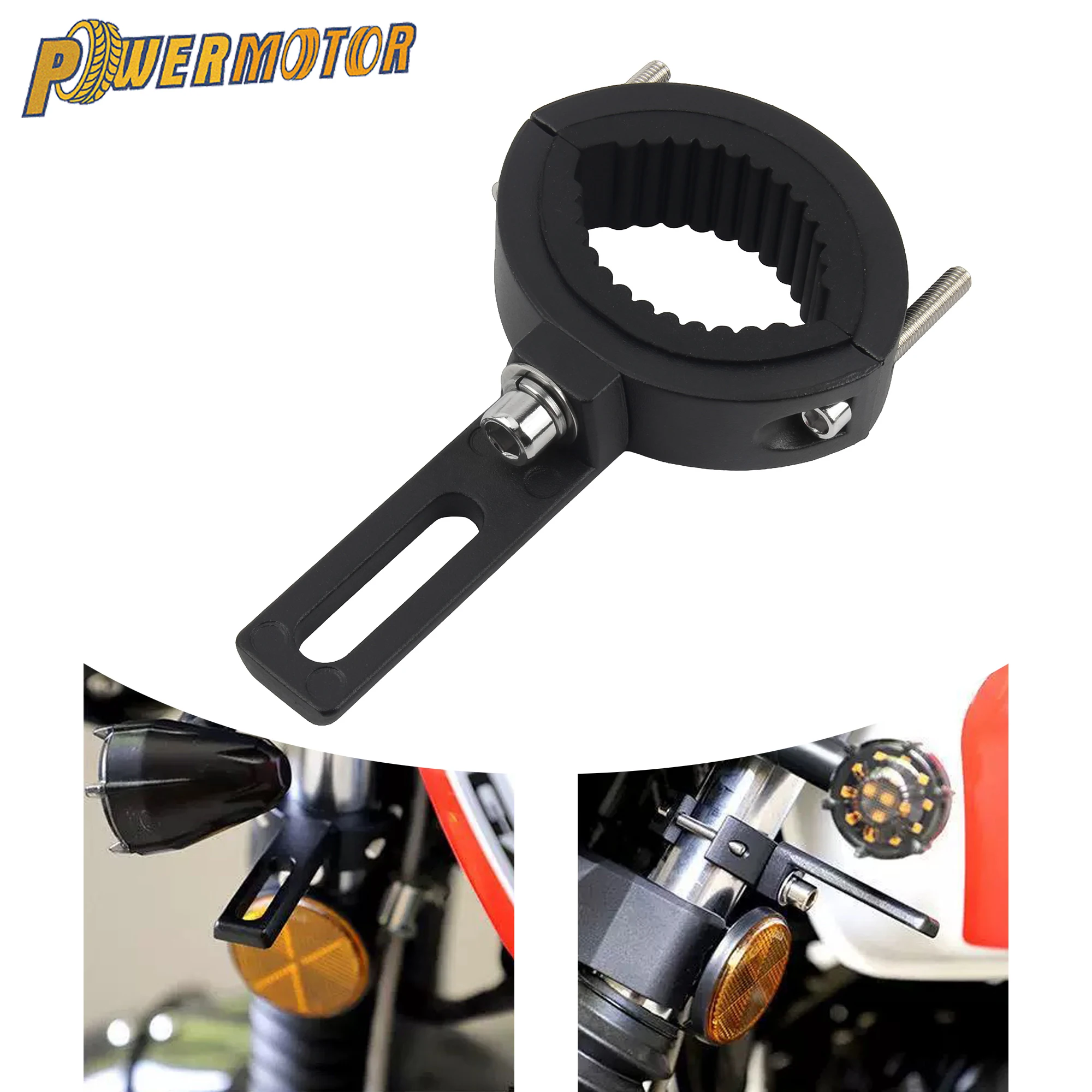 

Motorcycle 20mm-60mm Bumper Shock Absorber Bracket Fork Mount Clamp Lamp Holder Clamp Bracket DirtBike Universal Modified Parts
