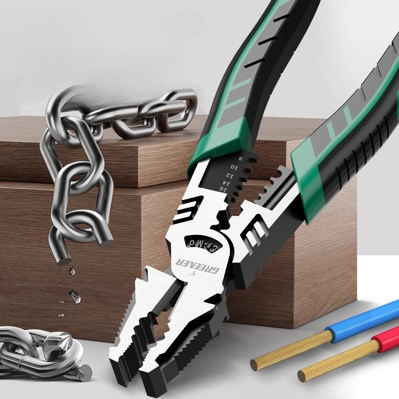 Electrician Wire Pliers Multi-purpose Portable Wire Cutters Industrial Grade Labor-saving Strippers Hardware Manual Tools