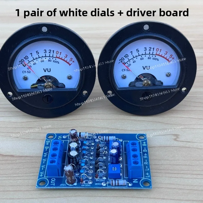 Retro pointer panda VU level meter head fever bile machine power amplifier DIY audio modified DB meter audio volume