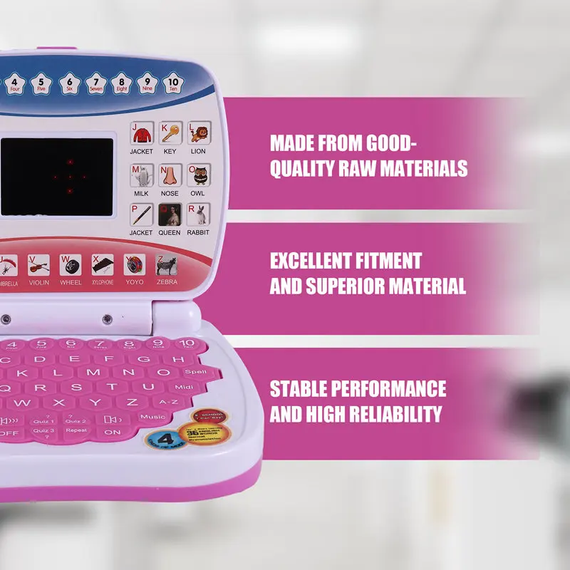 Learning Machine Laptop Computer Child Electronic Preschool Language Education Toys Gift Toddler Kid