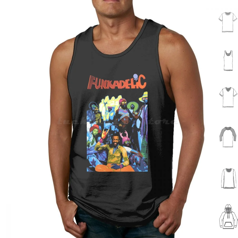 Best Selling Funka Tank Tops Print Cotton Funkadelic Funk Funky 70s P Funk Bootsy Psychedelic Funk Psychedelic Band