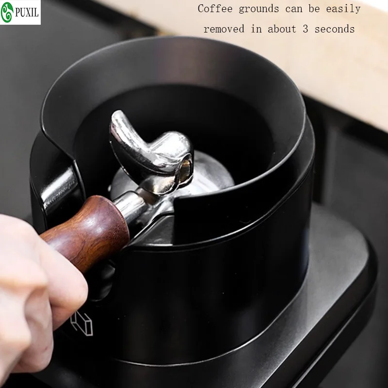 220V Electric Automatic Cleaner for Espresso Machine Handle Coffee Grounds Cleaning Machine with Brush Spin Cleaner Coffee