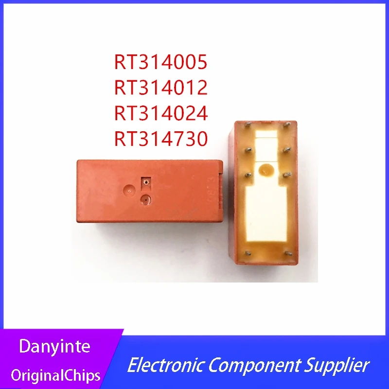 

New 10pcs/lot RT314005 RT314012 RT314024 RT314730 5V 12V 24V 16A/250VAC 8PIN