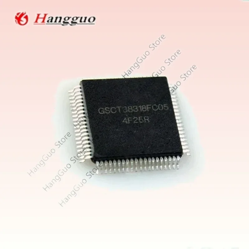 5PCS GSCT38318FC05  LQFP80  Car Computer Chip Board Driver ICs