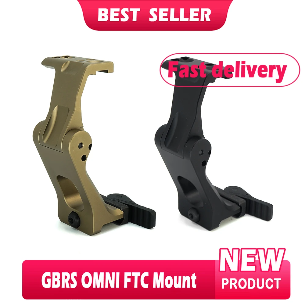 

2024 New Tactical GBRS OMNI FTC QD Mount for Magnifier Scope, HolyWarrior S1 G33 G43 at 2.91 " Centerline Height BK FDE Combo