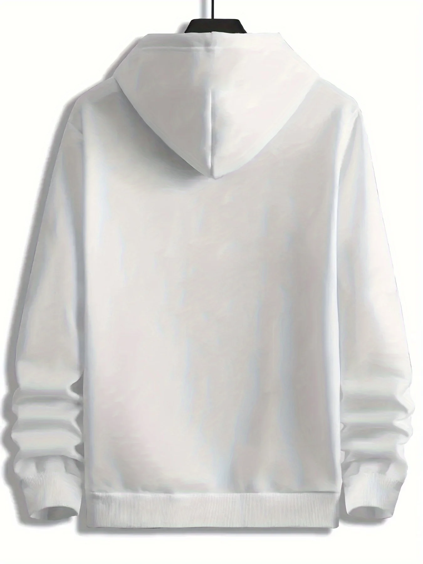 2024 NOWA męska bluza z kapturem, wiosna/jesień Cute Smile Graphic Print Bluzy z kapturem dla dużych i wysokich mężczyzn, odzież męska, duże rozmiary — zdjęcie 5