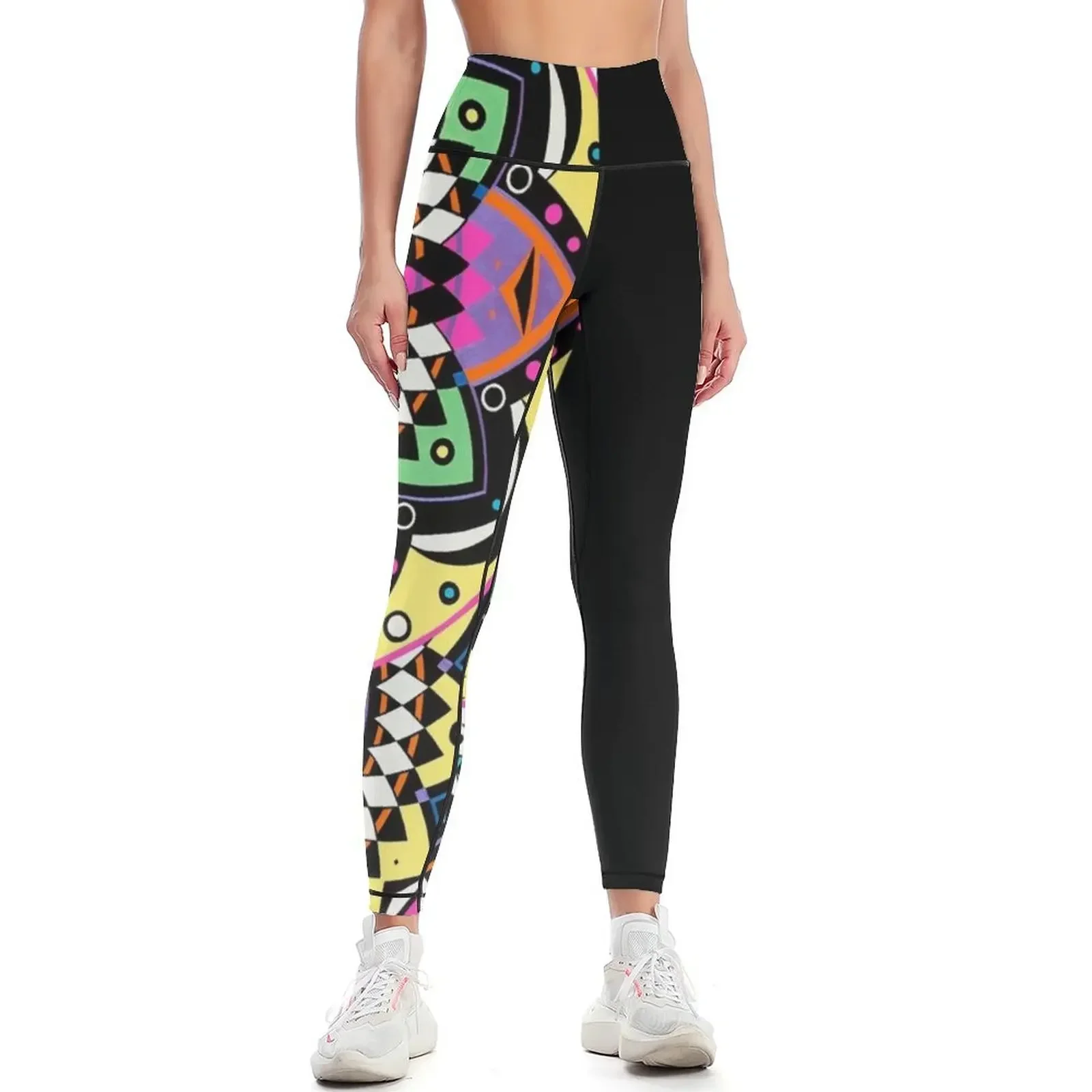

COLOURFUL MANDALA Leggings legging pants raises butt Sports pants woman Training pants Women's high waist Womens Leggings