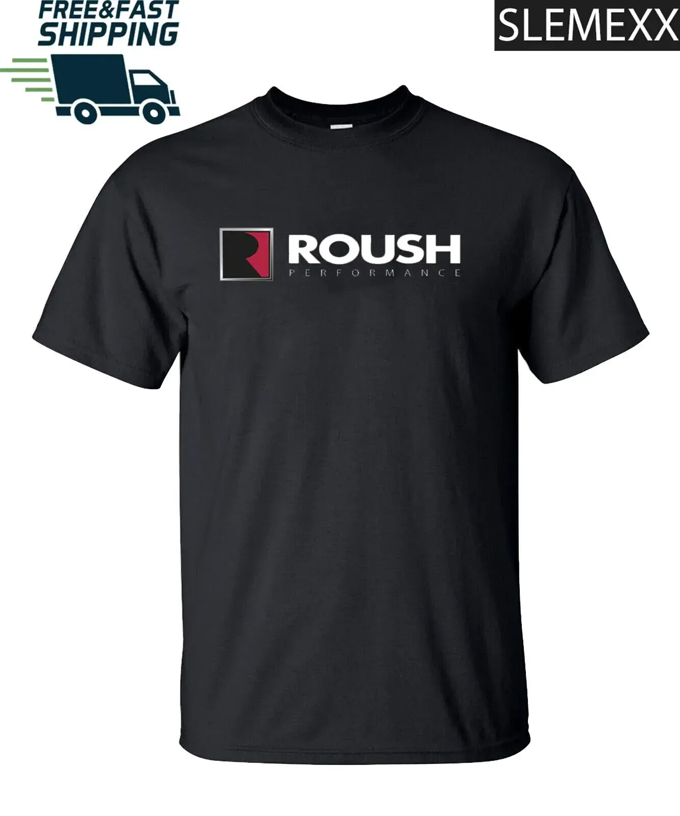 Roush Performance Logo Racing Automotive men's logo T-shirt S-5XL American Funny