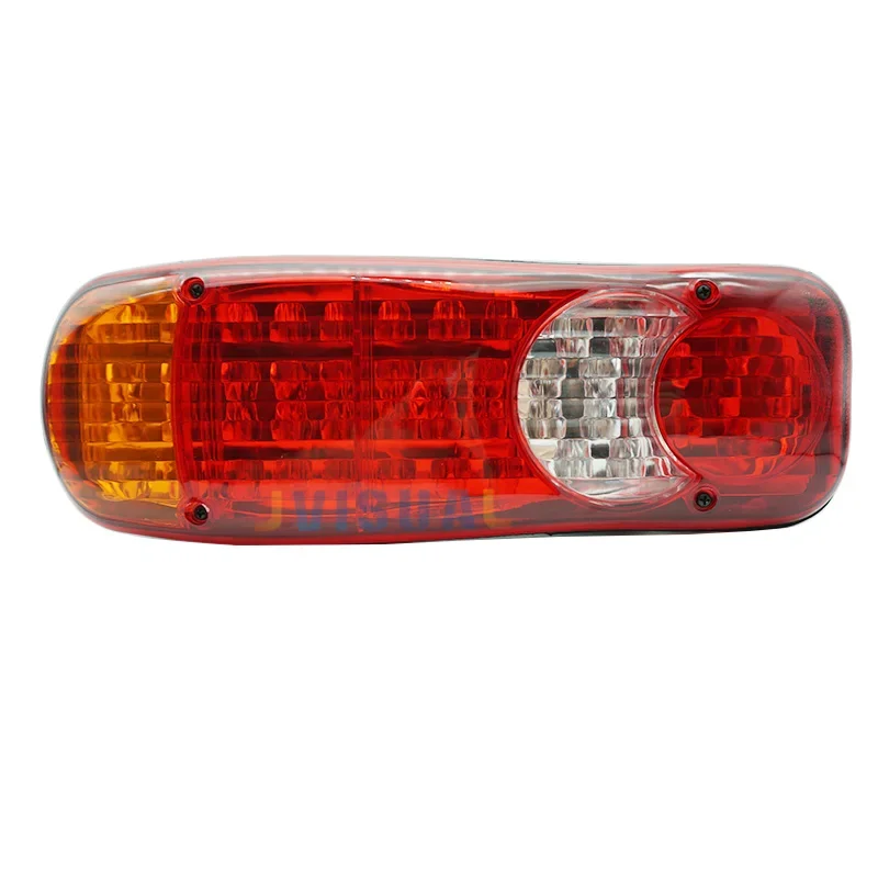 Pop 1 Pair 12V/24V Waterproof LEDS Trailer Truck Lorry LED VAN Tail Light Lamp Car-Trailer Taillight Reversing Warning Brake Lig