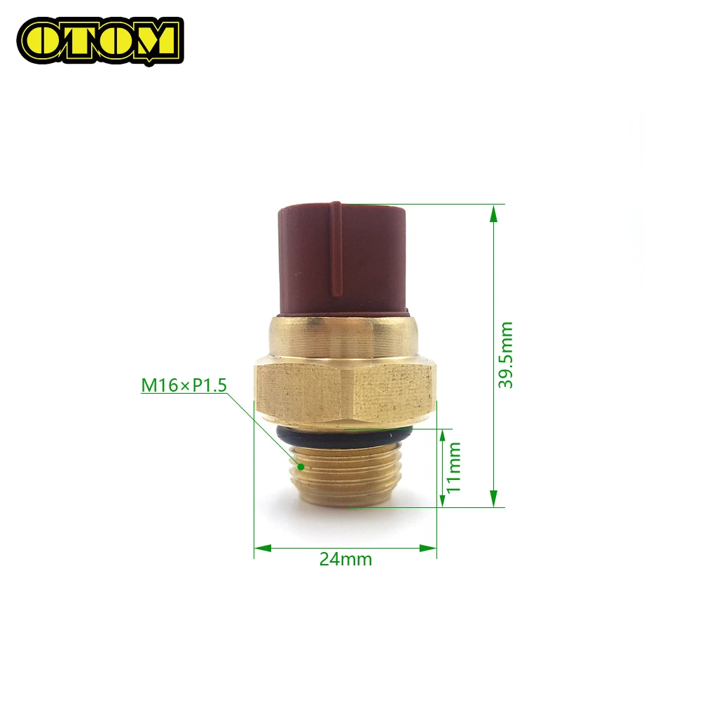 Motorcycle Universal Electric Radiator Coolant Fan Water Temperature Thermostat Switchs Temp Sensor For KTM HONDA YAMAHA SUZUKI