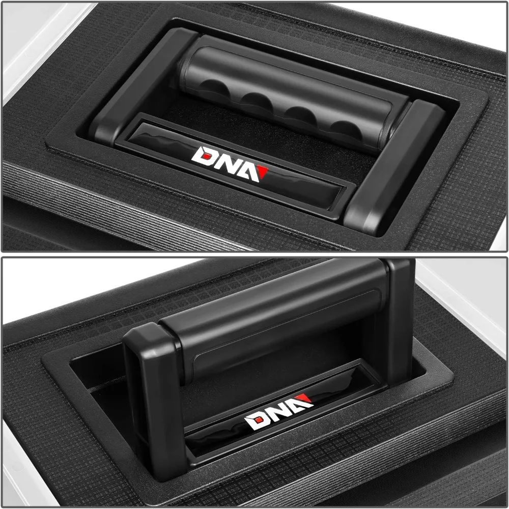 صندوق أدوات قابل للتكديس من DNA Motoring مكون من 3 طبقات مع حقيبة يد منفصلة، مساحة تخزين 19.5 × 28.5 × 12، 3 في 1، أصفر