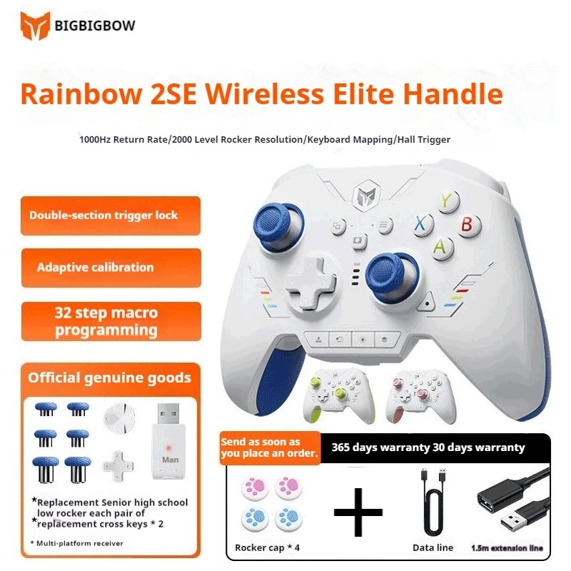 Bigbigbow Rainbow 2se Game Controller Pc Computer Steam Genshin Impact My World Ns Black Myth Wukong Absolute Zone Zero Celeste