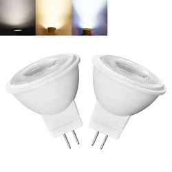 3W MR11 GU4 reflektory LED 12V/24V 110V/220V żarówka LED ściemnialna ciepła/neutralna/chłodna biała lampa do salonu 36 ° oświetlenie