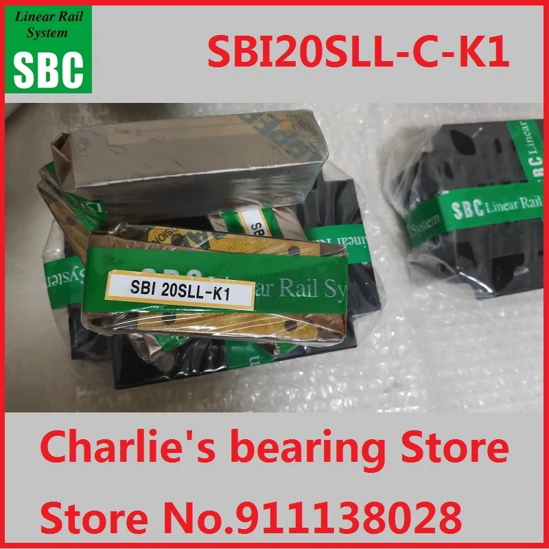 

1pc 100% brand new original genuine Korea SBC linear guide slider SBI20SLL bearing carriage