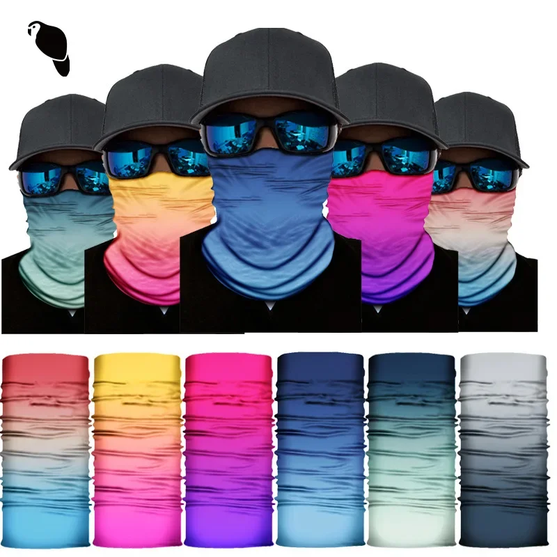 Bandana Man Balaclava Buff on Neck Warmer Outdoor Cycling Motorcycle Bandana Windproof Camouflage Face Mask Scarf Sun UV Shield