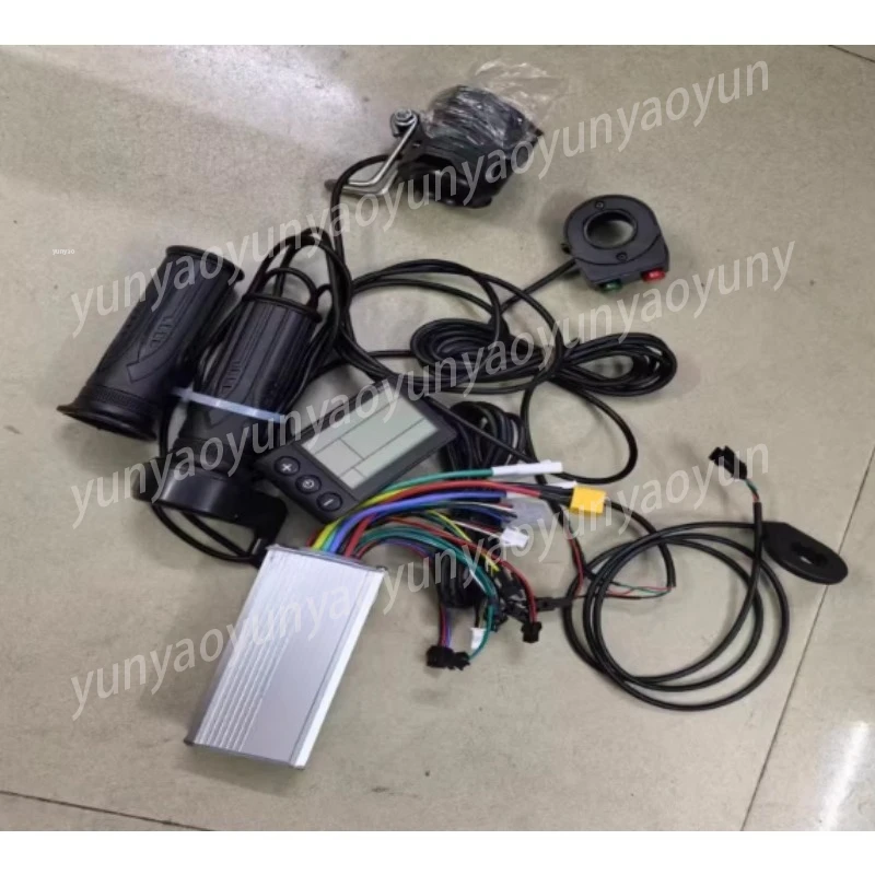 500W Brushless Motor Controller 24-48V LCD Display E-Bike Mountain Electric Bicycle Conversion Kit