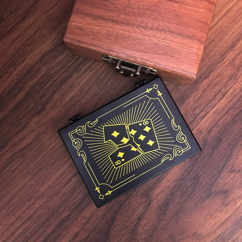 Überraschung hohe qualität Neue Version Karte Wiederherstellung Box Schwarz Geheimnisvolle Magie Box für Kinder Einfache Zaubertrick Spielzeug für Kinder pros