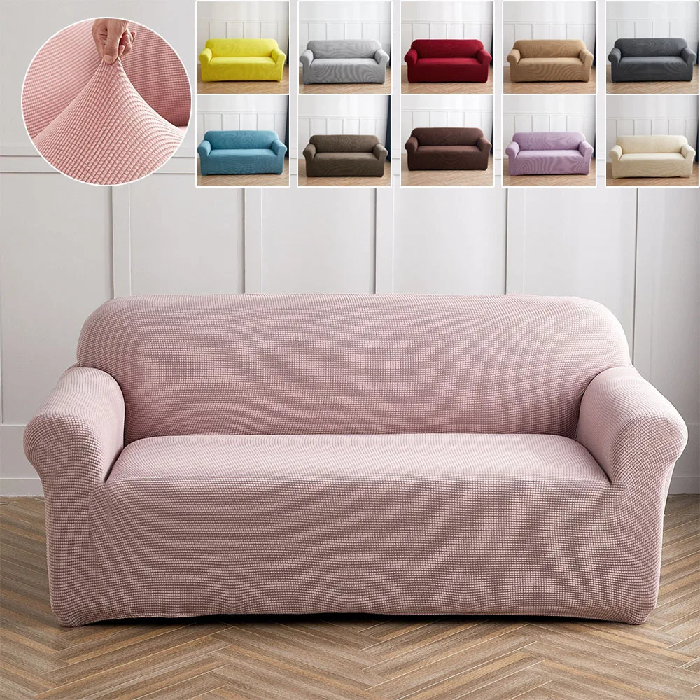 

1PC Jacquard Thickened Full Package Elastic Sofa Cover Universal Sofa Cover Non-slip Household Furniture Protector 1/2/3/4 Seats