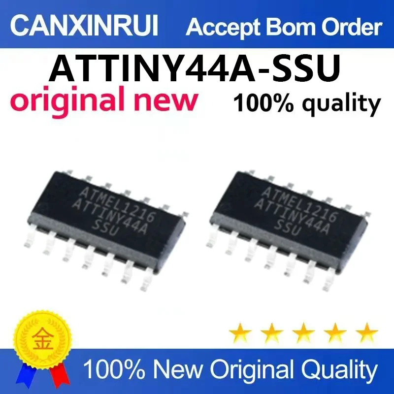 （5pcs-100pcs）ATTINY44A-SSU microcontroller MCU chip SOP-14 brand new original genuine product